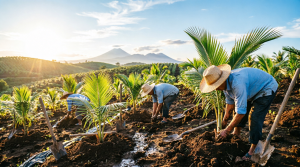 Planting Coconut tree l cocovex