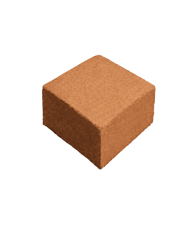 High EC cocopeat block, 30 x 30 x 15 cm