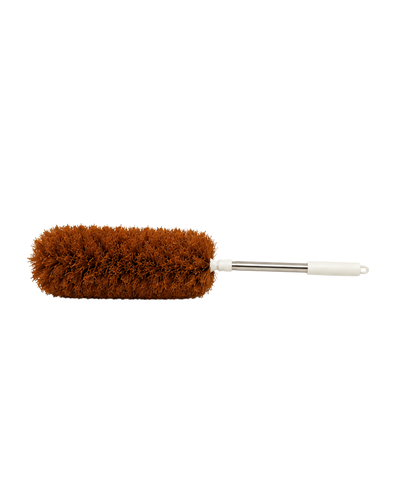 Telescopic coconut fiber duster, 50 cm