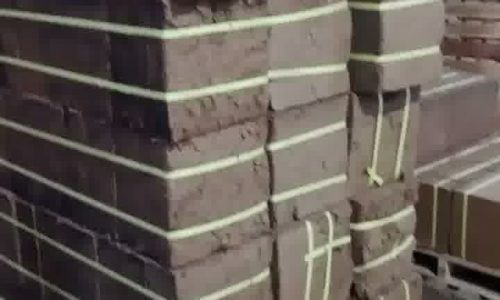 Cocopeat Block Stacking Process